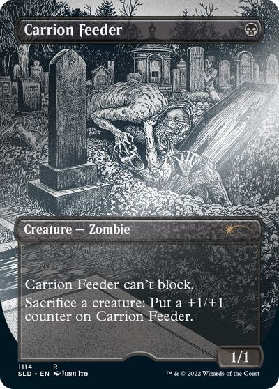 Carrion Feeder (Borderless) (Foil Etched) card art
