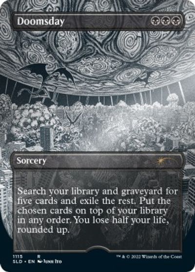 Doomsday (Borderless) (Foil Etched) card art