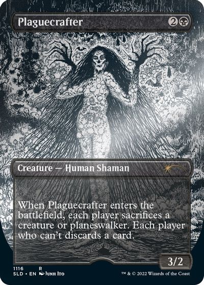 Plaguecrafter (Borderless) (Foil Etched) card art