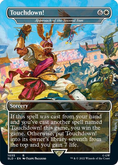 Touchdown! - Approach of the Second Sun (Borderless) card art