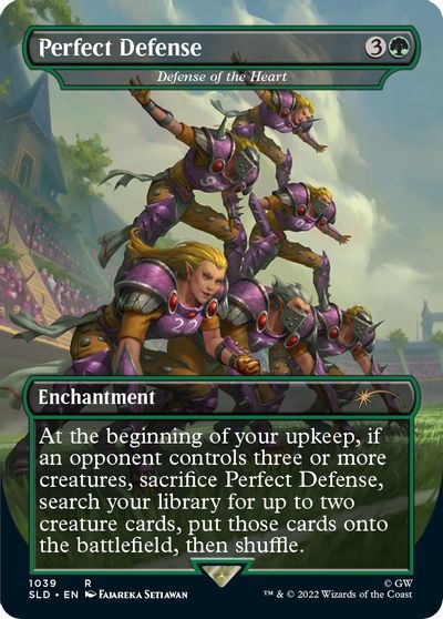 Perfect Defense - Defense of the Heart (Borderless) card art