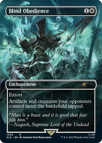 Blind Obedience (Borderless) card art