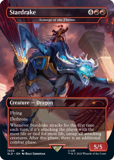 Stardrake - Scourge of the Throne (Borderless) card art