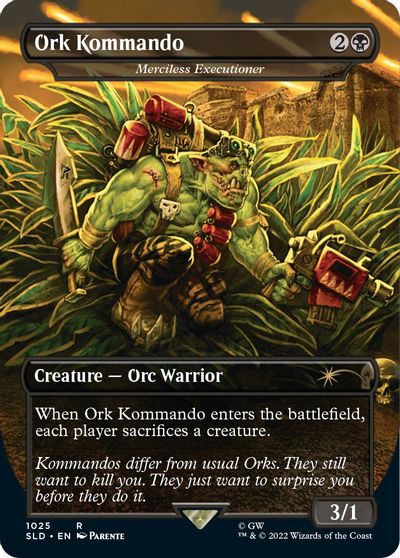 Ork Kommando - Merciless Executioner (Borderless) card art
