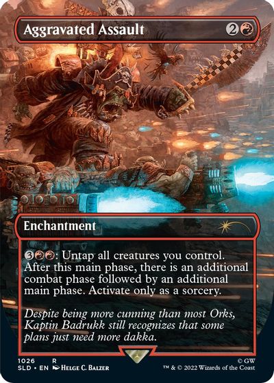 Aggravated Assault (Borderless) card art