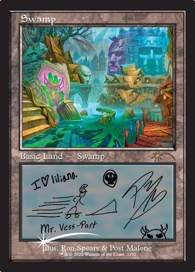 Swamp (Post Malone) card art