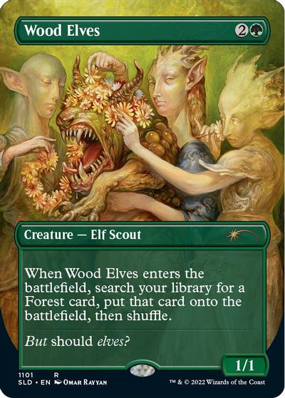 Wood Elves (1101) card art
