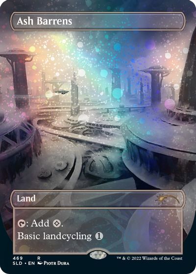 Ash Barrens (Borderless) (Galaxy Foil) card art
