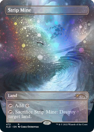 Strip Mine (Borderless) (Galaxy Foil) card art