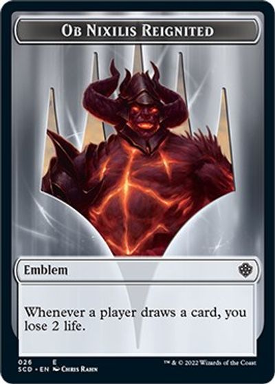 Emblem - Ob Nixilis Reignited Double-Sided Token card art
