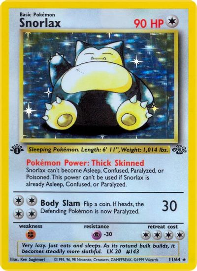 Snorlax (11) card art