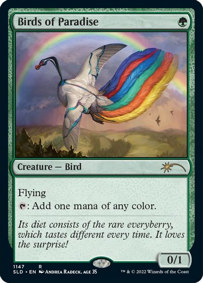 Birds of Paradise (1147) card art