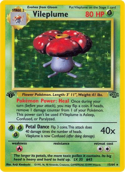 Vileplume (15) card art
