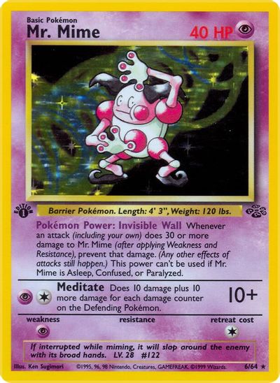 Mr. Mime (6) card art