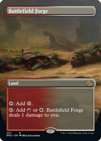 Battlefield Forge (Borderless) card art