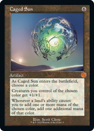 Caged Sun card art