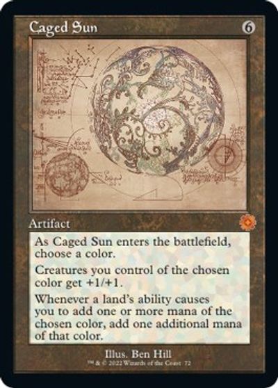 Caged Sun (Schematic) card art