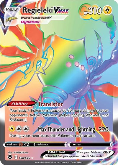 Regieleki VMAX (Secret) card art