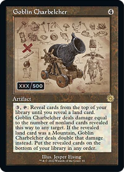Goblin Charbelcher (Schematic) (Serial Numbered) card art