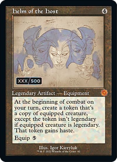 Helm of the Host (Schematic) (Serial Numbered) card art