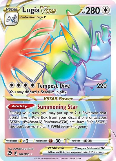 Lugia VSTAR (Secret) (202) card art