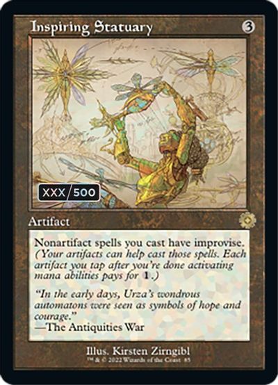 Inspiring Statuary (Schematic) (Serial Numbered) card art