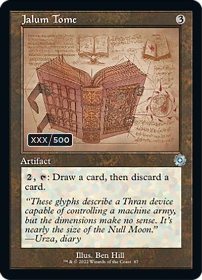 Jalum Tome (Schematic) (Serial Numbered) card art