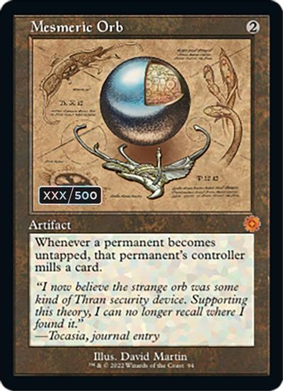 Mesmeric Orb (Schematic) (Serial Numbered) card art