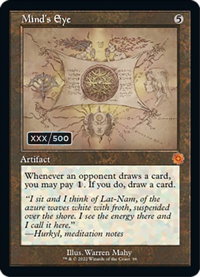 Mind's Eye (Schematic) (Serial Numbered) card art