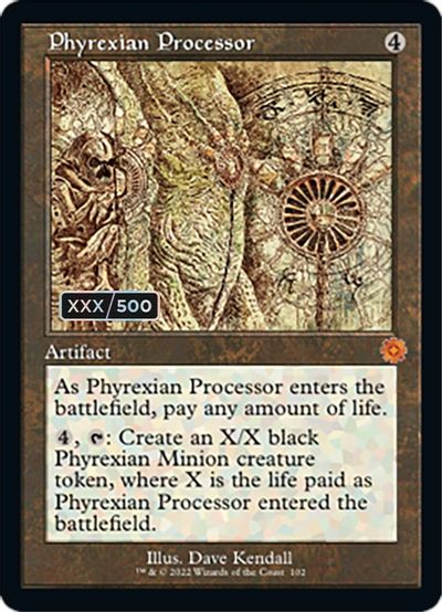 Phyrexian Processor (Schematic) (Serial Numbered) card art