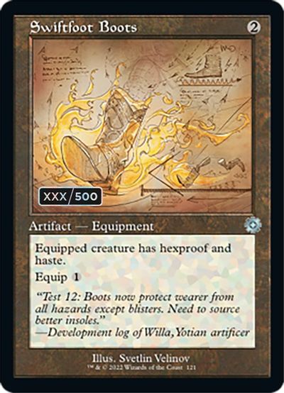 Swiftfoot Boots (Schematic) (Serial Numbered) card art