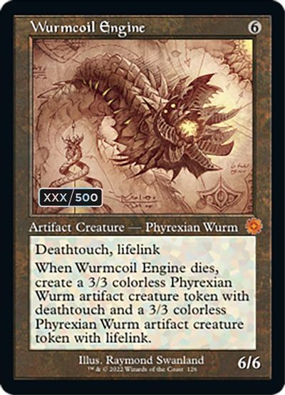 Wurmcoil Engine (Schematic) (Serial Numbered) card art