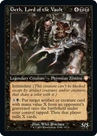 Geth, Lord of the Vault (Retro Frame) card art