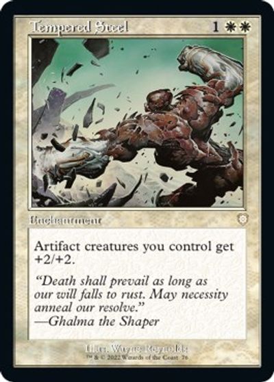 Tempered Steel (Retro Frame) card art
