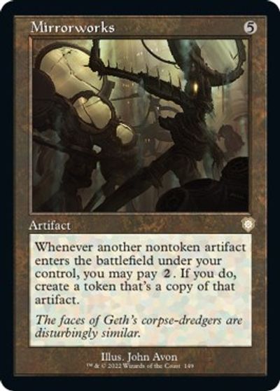 Mirrorworks (Retro Frame) card art