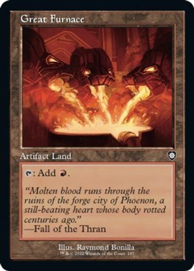Great Furnace (Retro Frame) card art