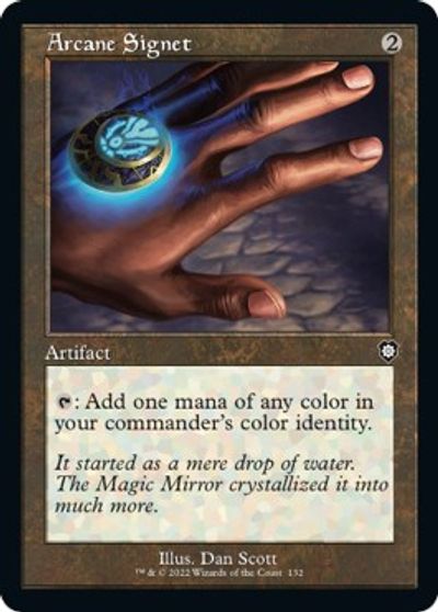 Arcane Signet (Retro Frame) card art
