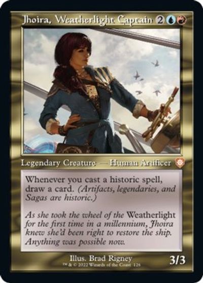 Jhoira, Weatherlight Captain (Retro Frame) card art