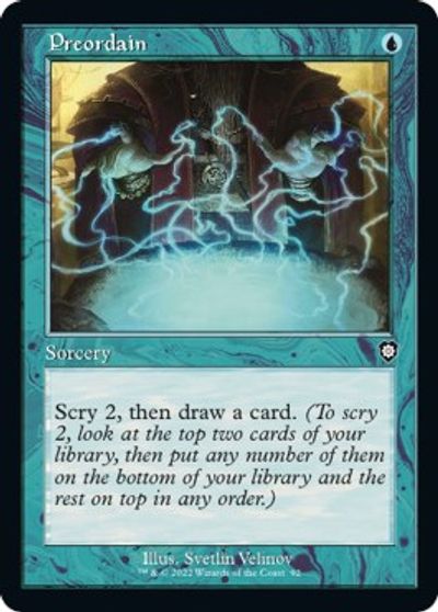 Preordain (Retro Frame) card art