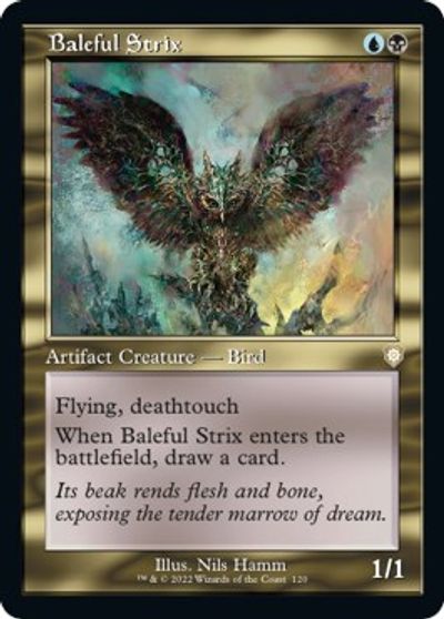 Baleful Strix (Retro Frame) card art