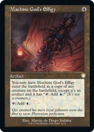 Machine God's Effigy (Retro Frame) card art