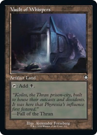 Vault of Whispers (Retro Frame) card art