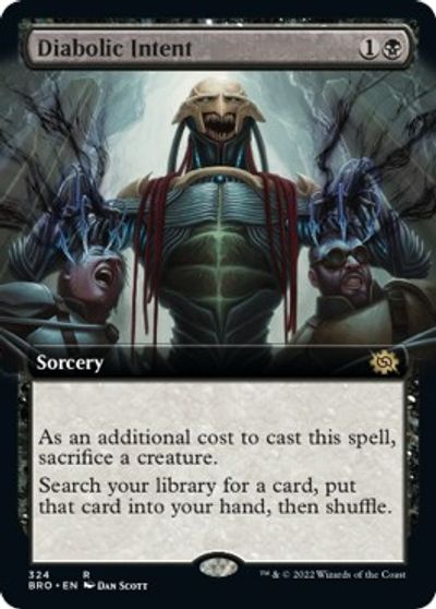 Diabolic Intent (Extended Art) card art