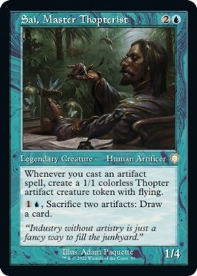 Sai, Master Thopterist (Retro Frame) card art