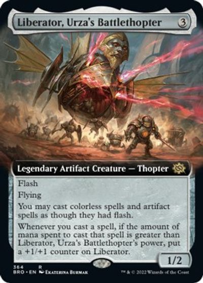 Liberator, Urza's Battlethopter (Extended Art) card art