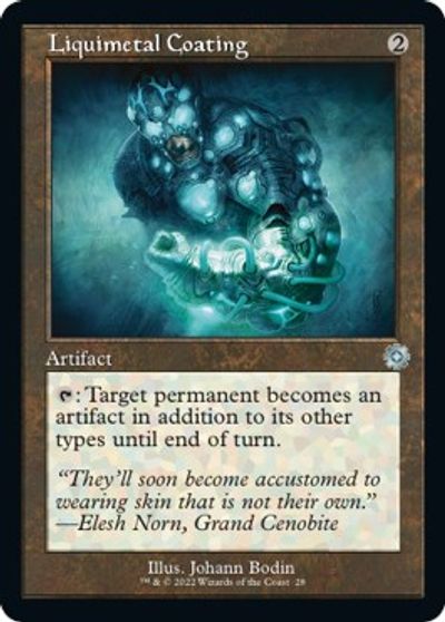 Liquimetal Coating card art
