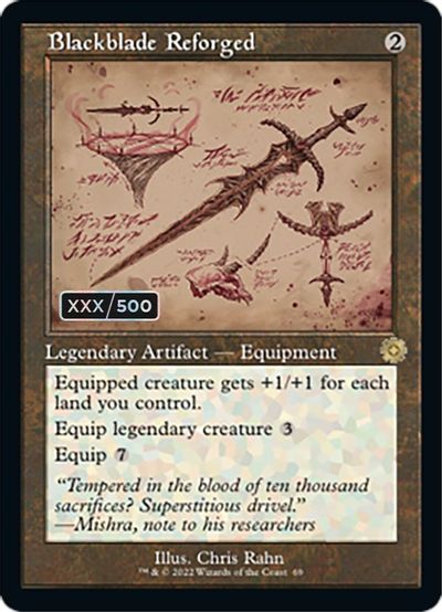 Blackblade Reforged (Schematic) (Serial Numbered) card art