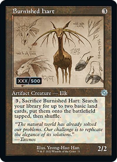 Burnished Hart (Schematic) (Serial Numbered) card art