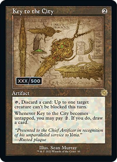 Key to the City (Schematic) (Serial Numbered) card art