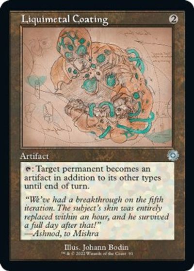 Liquimetal Coating (Schematic) card art